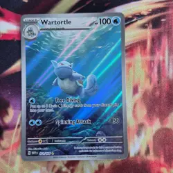 The Pokemon Company Wartortle 171/165 100 HP Holo Illustration Rare SV151 Arita - Image 2