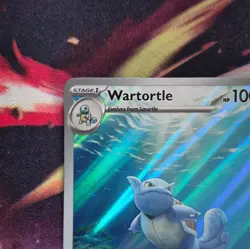 The Pokemon Company Wartortle 171/165 100 HP Holo Illustration Rare SV151 Arita - Image 3