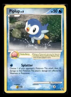 Piplup (72) 72/100 Majestic Dawn Common Pokemon TCG MP - Image 1