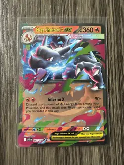 Mega Charizard X ex #13 Pokemon Phantasmal Flames - MINT/NM - Image 1