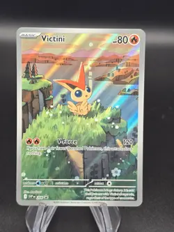 Pokemon TCG: SV Promo Victini Illustration Rare SVP208 - Image 1