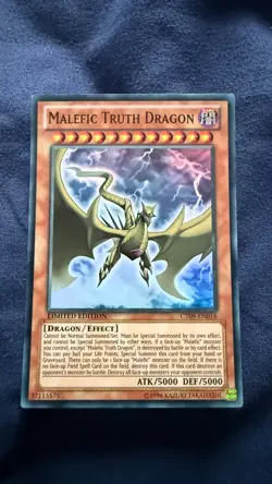 Yu-Gi-Oh! Malefic Truth Dragon CT09-EN016 Super Rare Near Mint Limited Edition - Image 1