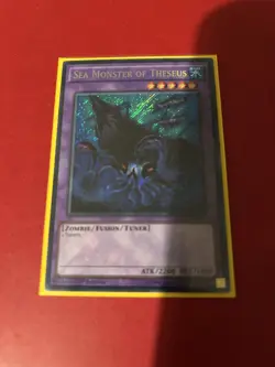 Yugioh Sea Monster Of Theseus (RATE-EN081) 1st Ed. Secret Rare - Image 1