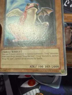 Yugioh 3x LODT-EN028 Substitoad (2 1st Edition; 1 Unlimited) HEAVY PLAY/DAMAGED - Image 2