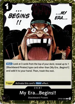 My Era...Begins!! (Reprint) R Premium Booster Vol. 2 OP09-096 One Piece TCG - Image 1