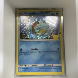 Squirtle 17/25 Holo McDonalds 25th Anniversary Promo 2021 - Pokemon Card TCG NM - Image 1