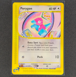 Porygon - 103a/147 - Common - Non Holo - Aquapolis - Pokemon Card - NM/M - Image 1