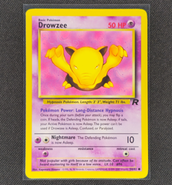 Drowzee - 54/82 - Common - Team Rocket - Pokemon Card - NM/M - Image 1
