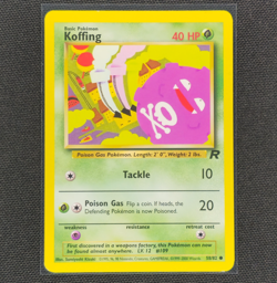 Koffing - 58/82 - Common - Team Rocket - Pokemon Card - NM/M - Image 1