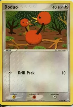 Doduo - 60/101 Common Ex Hidden Legends Pokemon Card NM - Image 1