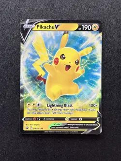 Pikachu V SWSH198 SWSH: Sword & Shield Promo Cards Holo - Image 1