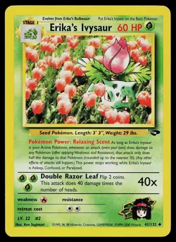 Pokemon Card - Erika's Ivysaur Gym Challenge 41/132 Uncommon - Image 1
