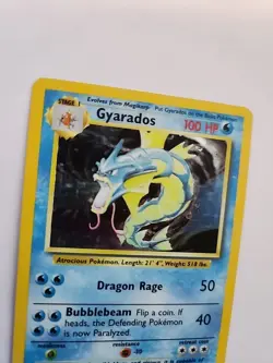 Gyarados Holo Base Pokemon Card WOTC NM - Image 2