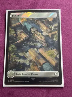 Plains (0846) - Surge Foil Fallout MTG Magic Universes Beyond - Image 3