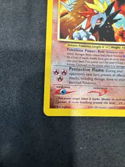 Pokemon Entei TCG Black Star Promos Holo Card 34 MP - Image 2