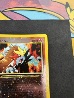 Pokemon Entei TCG Black Star Promos Holo Card 34 MP - Image 4