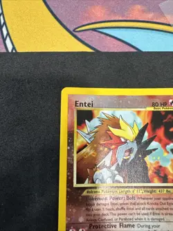 Pokemon Entei TCG Black Star Promos Holo Card 34 MP - Image 5