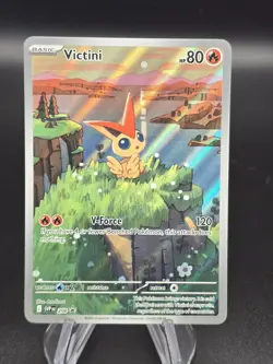 Pokemon TCG: SV Promo Victini Illustration Rare SVP208 - Image 1