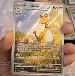 Ampharos 090/086 Crown Zenith Holo Rare Stage 2 160 HP English 2026 - Image 1