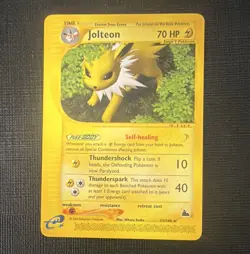 Pokemon TCG Jolteon 13/144 EX Ruby & Sapphire Rare 70 HP 2003 English Regular - Image 1
