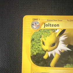 Pokemon TCG Jolteon 13/144 EX Ruby & Sapphire Rare 70 HP 2003 English Regular - Image 2