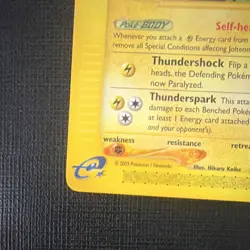 Pokemon TCG Jolteon 13/144 EX Ruby & Sapphire Rare 70 HP 2003 English Regular - Image 5