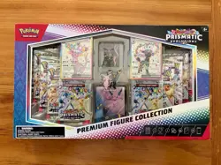 Pokemon TCG Prismatic Evolutions Premium Figure Collection Box New Sealed - Image 1