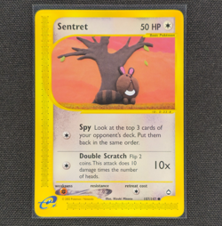 Sentret - 107/147 - Common - Non Holo - Aquapolis - Pokemon Card - NM/M - Image 1