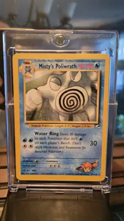 Misty's Poliwrath 31/132 Rare Gym Heroes Pokemon - Image 1