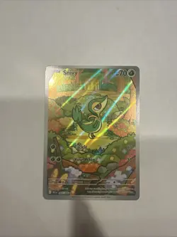 Pokemon TCG Snivy Black Bolt Card 87/86 Near Mint Condition - Image 1