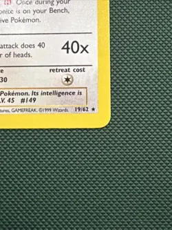 1st Edition Dragonite 19/62, 1999 Fossil Set, Non Holo Rare, Pokemon TCG, LP/NM - Image 4