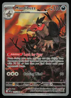 2025 Scarlet & Violet Series - White Flare Mandibuzz Illustration Rare #145 - Image 1