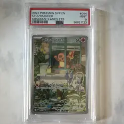 Pokemon 2023 Charmander 044 Scarlet & Violet Promo Holo PSA 9 English Basic - Image 1