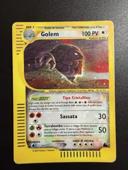 Pokemon Golem Crystal 148/144 Holo Skyridge Italiano Wotc Arita - Image 1