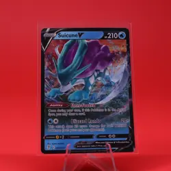 2021 Pokemon TCG SWSH Evolving Skies Ultra Rare 031/203 Suicune V - Image 1