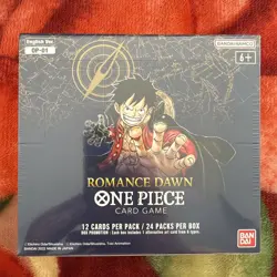 One Piece Romance Dawn Booster Box OP-01 Blue Bottom Sealed with Acrylic Case - Image 2