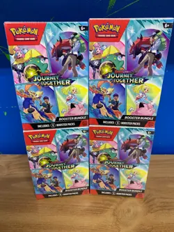 4 Boxes - Pokemon TCG Scarlet Violet Journey Together Booster Bundle Sealed New - Image 1