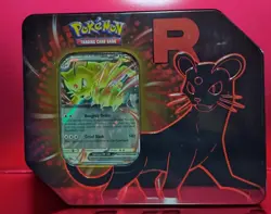 Pokemon TCG Team Rocket Tin Box - Persian EX - New Factory Sealed Fast Shipping - Image 1