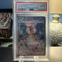 Pokemon Charizard ex Obsidian Flames Special Illustration Rare #223 PSA 8 - Image 2