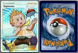 2017 Pokemon, S&M Burning Shadows, #146/147 Sophocloes, Full Art Holo Rare - Image 1