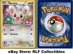 2011 Pokemon, Black & White Promos, #BW13 Minccino, Cosmos Holo Promo - Image 1