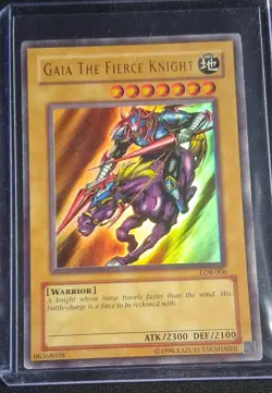 Gaia The Fierce Knight LOB-006 The Legend of Blue Eyes White Dragon... - Image 1