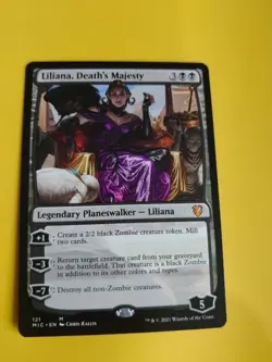Liliana, Death's MAjesty MYthic MIC 121 Planeswalker MTG Card. - Image 2