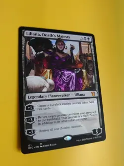 Liliana, Death's MAjesty MYthic MIC 121 Planeswalker MTG Card. - Image 3