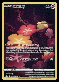 Pokemon Cards Comfey GG14/GG70 Crown Zenith Galarian Gallery Holo NM *2 - Image 1