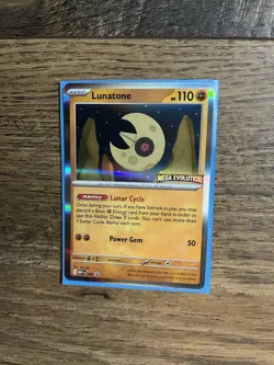 Pokemon Lunatone 004 Mega Evolution Pre-release Promo - Image 1
