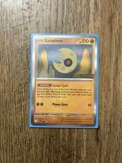 Pokemon Lunatone 004 Mega Evolution Pre-release Promo - Image 3