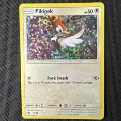 Pikipek - 11/12 - Holo - McDonalds Collection Promo - Pokemon Card - 2017 - Image 1