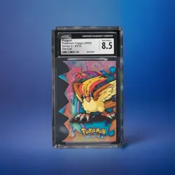00’Topps Pokemon Series 2 Die-Cut Pidgeot EV12 CGC 8.5 NM-MT+ SUPER RARE 1/7 Pop - Image 2