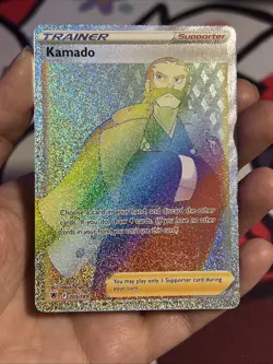 Kamado 205/189 Rainbow Rare Astral Radiance Pokemon Card - Image 4